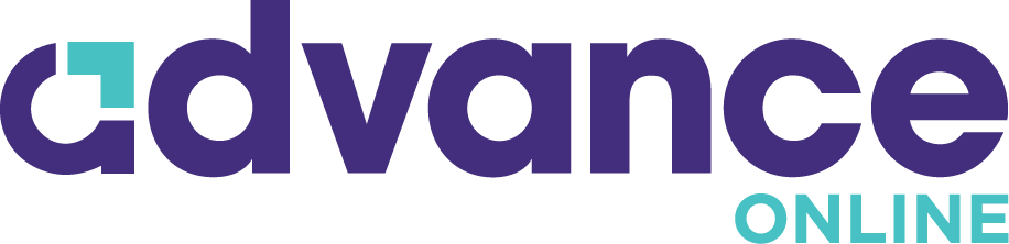 Advance Online Logo Purple